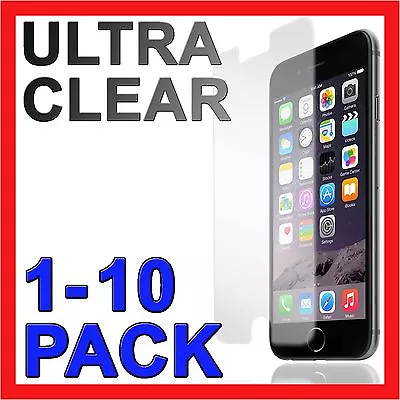$2.29 • Buy Ultra Clear Screen Protector Film Guard For Apple IPhone 6s 6 4.7  6 Plus 5.5 