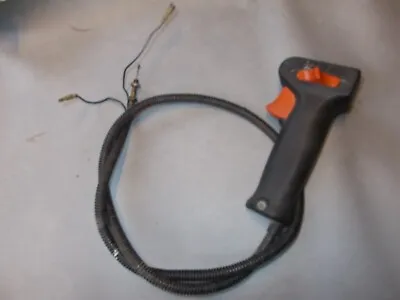 £14.95 • Buy Stihl FS66 Strimmer Trigger Throttle Cable  Grip Handle Stop Petrol Brush Cutter