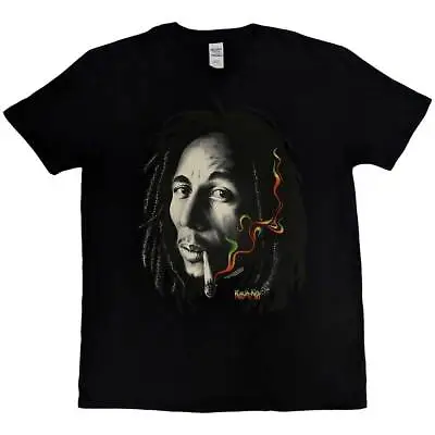 Bob Marley Rasta Smoke T-Shirt Black New • $21.43