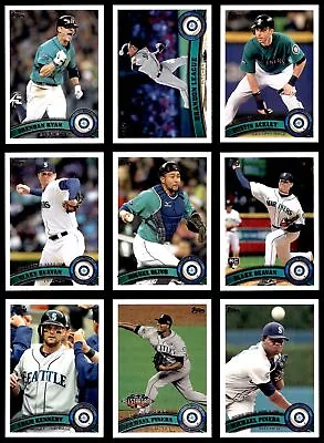 2011 Topps Update Seattle Mariners Almost Complete Team Set 8 - NM/MT • $11