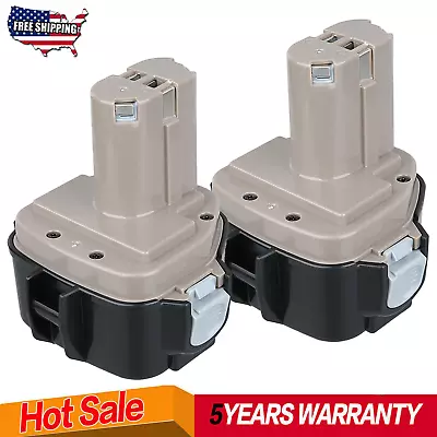 2PACK 12V 4.8Ah  NiMh Battery For Makita 1200 1222 1220 1201 1233 1234 1235 PA12 • $25.89