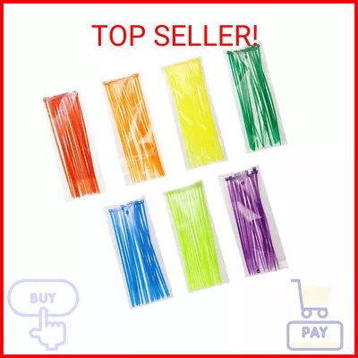 Mini Skater 140pcs 6  Multi-Color Multi-Purpose Nylon Zip Ties (7 Colors) • $10.12