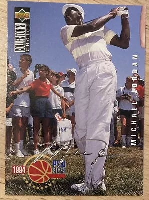 Michael Jordan 1994 Collector's Choice PROFILES GOLF SILVER SIGNATURE #204 (513) • $8.95