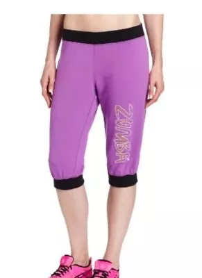 Zumba Fitness  Gym Croped Pants Size Large • £7.99