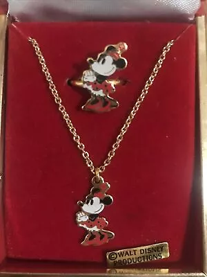 DISNEY Minnie Mouse Child Necklace And Ring Set ... Bring On The Bling! • $17.50