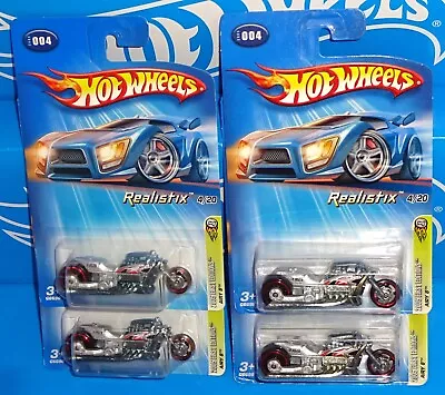 Hot Wheels 2005 First Editions Lot Of 4 Airy 8 Motorcycle • $4.95