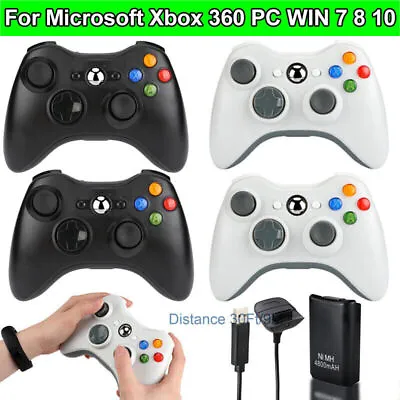Wireless Game Controller Gamepad For Microsoft XBOX 360 & PC Windows 10 8 7 • $38.98