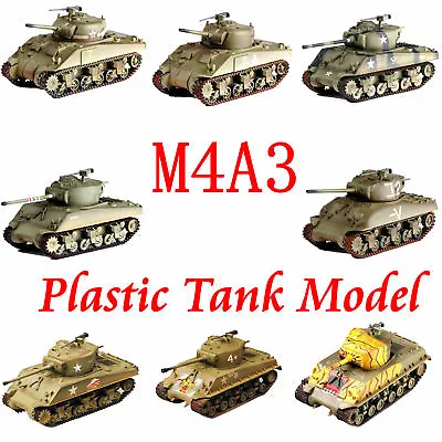 $17.89 • Buy Easy Model US Army M4A3 Sherman Plastic Tank Model Normandy All M4 Of Easy Model
