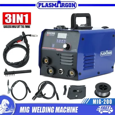 3 In 1 MIG Welder 200A TIG MIG ARC Multiprocess Welding Machine NO GAS IGBT • $99