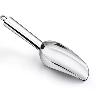 LIANYU Mini Ice Scoop 3 Ounce Stainless Steel Scoop Small Metal Food Scoops F... • $9.37