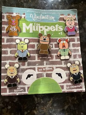 Lot Of 7 Disney Pins Vinylmation Collector Set Muppets #1 (incl. Rowlf Mystery) • $73.99