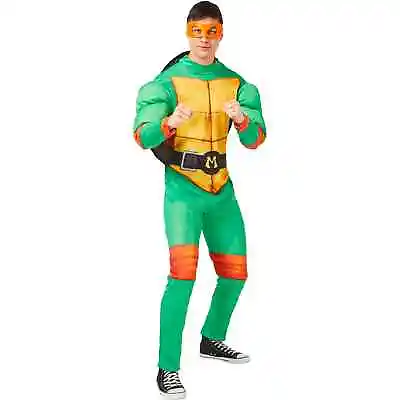 Teenage Mutant Ninja Turtles Mutant Mayhem TMNT Adult Costume MIKEY • $38.88