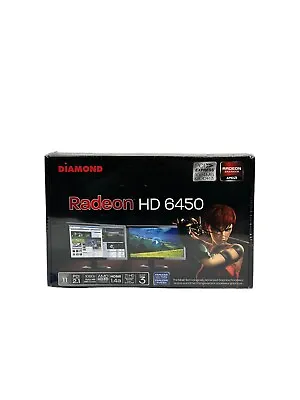 Diamond AMD Radeon HD 6450 (6450PE31G) 1GB GDDR3 HDMI PCI Video Card • $30