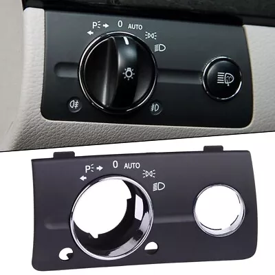 Black Headlight Switch Panel Cover Fit For Mercedes-Benz W211 E Class 2003-08 • $24.16