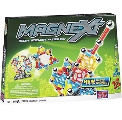 MEGA BLOKS Magnext Set 29825 Special Parts Ultimate Set 115 Pcs Magnets NEW • $45.95
