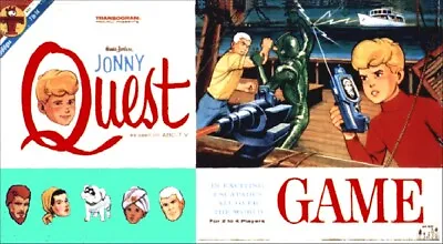 $3 • Buy Jonny Quest Board Game Magnet!  3 1/2  X 2 