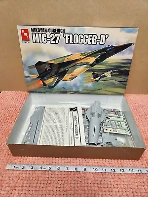 VINTAGE AMT ERTL Mikoyan Gurevich MIG-27 Flogger D Model Kit 1/48 VTG 1988 • $19.99