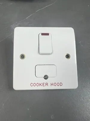 £3 • Buy MK Switched Connection Unit C/W Neon 13a - K1060 - Cooker Head 