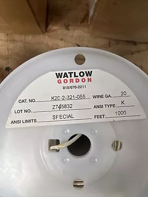 Watlow Gordon K20-2-321-055 K Type Thermocouple Wire • $600