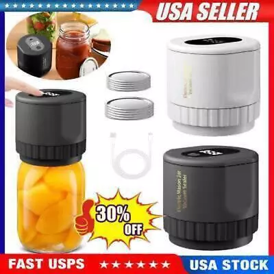 Electric Mason Jar Vacuum Sealer Kit For Wide Mouth And Regular Mouth Mason Jars • $19.59