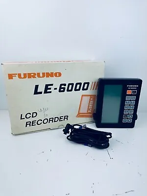 Furuno LE-6000 LCD Recorder Fish Finder Echo Sounder No Transducer • $49.99