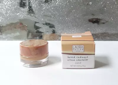 Laura Geller Baked Radiance Cream Concealer In Sand 6g Full Size New Boxed • £19.99