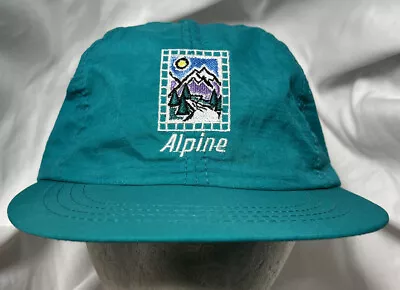 Vintage Alpine Ski Mountain Hat Cap Nylon • $15