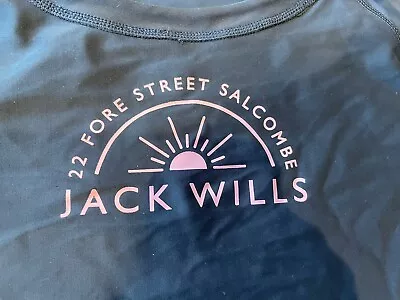 Jack Wills Navy And Pink Surf Top M • £0.99