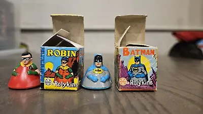 Marx 1966 Batman And Robin Rolykins • $850