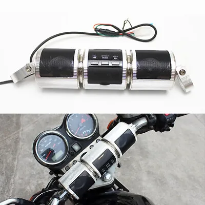 Bluetooth MP3 Audio Radio Player Motorcycle Waterproof Speaker Stereo System • $69.98