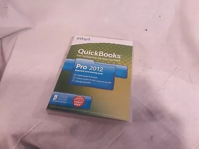 Intuit Quickbooks Pro 2012 For Windows Cd And Manual No Licence Or Key • £150