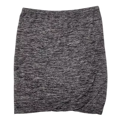 Isabelle Marant Etoile Charcoal Slub Jersey Skirt Size 40 • $25.35