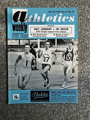 £6.99 • Buy ATHLETICS WEEKLY - 7 July 1973 -Keith Stock; Reform Amateur Laws[