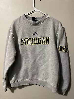 Adidas Sweatshirt - University Of Michigan -  Embroidered • $15