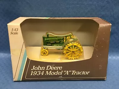 ERTL John Deere 1934 Model  A  Tractor #5598 Die Cast 1/43 Scale • $9.99