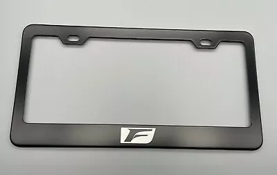 Lexus F Sport Logo Black License Plate Frame Stainless Steel With Laser Engraved • $11.50