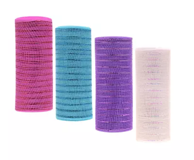 New Decorative Easter Mesh  6 In X 5 Yd ~  Choice Of Color • $6.49
