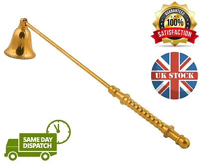 £8.69 • Buy Candle Snuffer Fire Extinguisher Elegant Handle Made Of Stainless Steel Brass