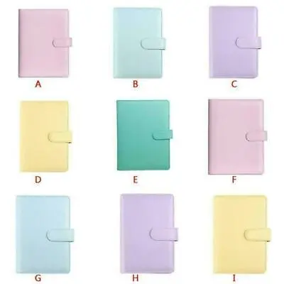 £8.59 • Buy A5 A6 Classic Loose Leaf Ring Binder Notebook Planner Diary Cover  Fast