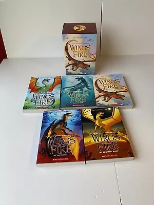 Wings Of Fire Boxset Books 1-5 Wings Of Fire By Tui T. Sutherland 2015 • $14.45
