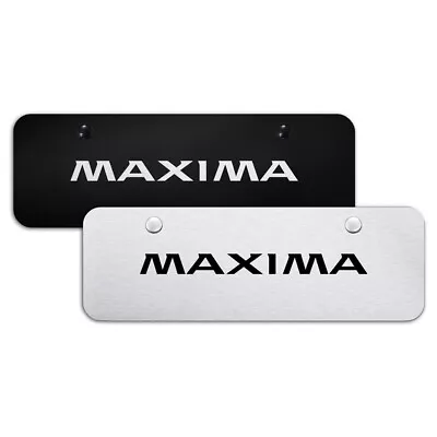Name Stainless Steel Mini License Plate For Maxima - AUGDP2357 • $56.82