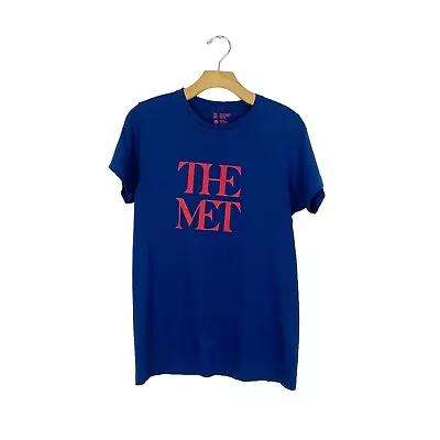 The MET Logo T-Shirt Metropolitan Museum Of New York Navy And Red Size Small • $15