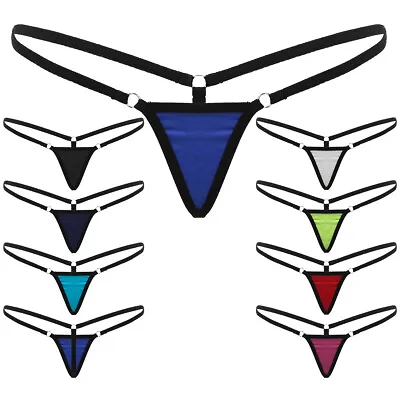 £4.38 • Buy Womens Micro Panties Backless Bikini Underwear Low Rise Thongs G-string Briefs