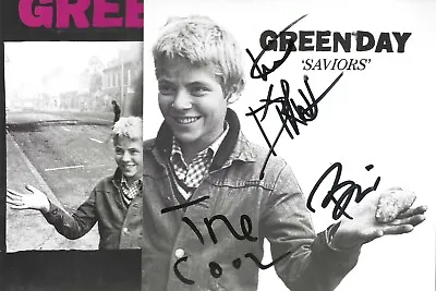 Green Day Saviors Signed Cd Insert Billie Joe Armstrong Limited Edition!! • $124.99