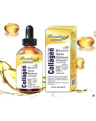 Pure Collagen Serum 30ml Instantly Plumps For Flash Radiance & Skin Firming🥇 • $12.50