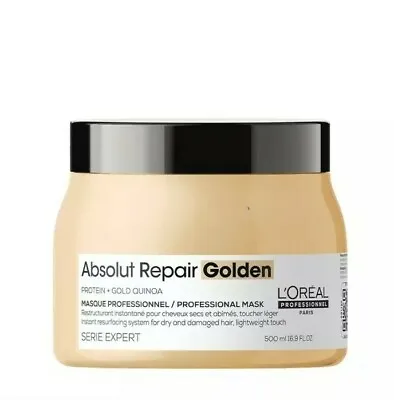 L'Oreal Professionnel Absolut Repair 500ml Light Weight Golden Masque  • £23.45