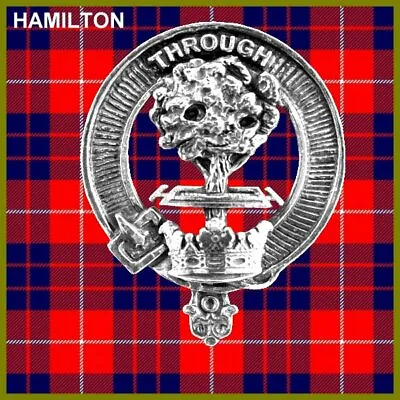 Hamilton Scottish Clan Badge Pewter • £28.48