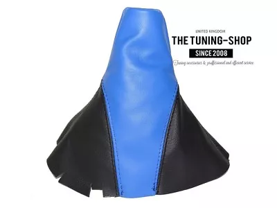 Shift Boot For Volkswagen Eos 2006-2015 Black Blue Leather • $34.99