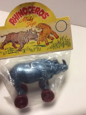 Vintage Rhinoceros Macky Toys KW British Hong Kong 474 • $10