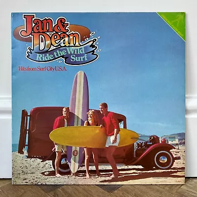 JAN & DEAN - Ride The Wild Surf UK LP Vinyl (1981) Liberty [GO 2011] • £4.95